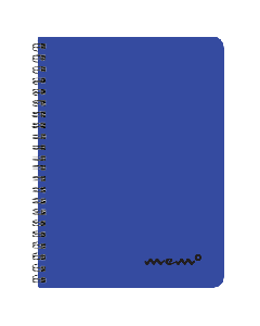 Memo A5 grid, 60 sheets – blue