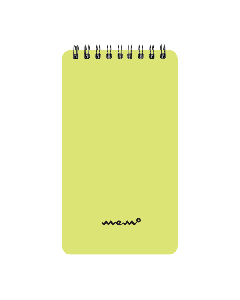 Memo A6 grid landscape, 60 sheets – yellow