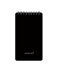 Memo A6 grid landscape, 60 sheets – black