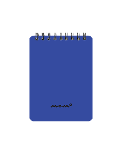 Memo A7 grid, 60 sheets – blue