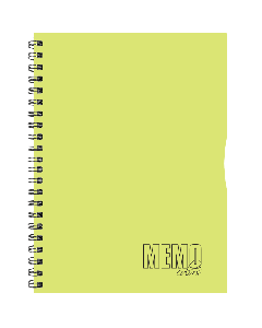 Memo Colour A5 grid, 80 sheets – yellow