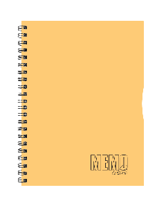 Memo Colour A5 grid, 80 sheets – orange