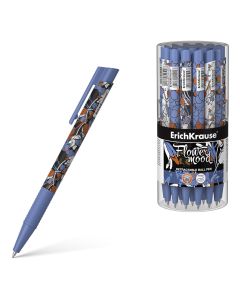 Ballpoint pen retractable Tulips Matic&amp;Grip 0.7, blue