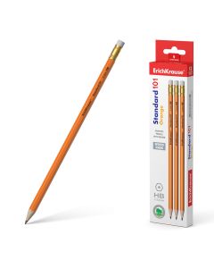 Harilik pliiats kummiga puiduvaba Orange HB