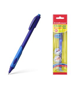 Pastapliiats ErgoLine Kids Neon StickGrip 0.7, sinine riputuspakis