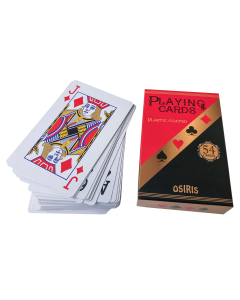 Playing cards, plastic coated, 54 cards, Osiris