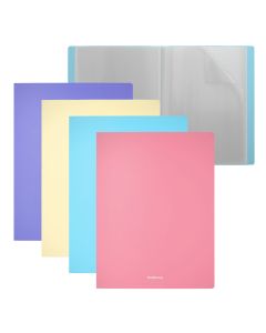 Menüükaaned A4 20 taskut Matt Pastel, 4värvi assortii