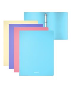 Ring binder A4 4 ring, spine 24mm Matt Pastel, 4colours assorted