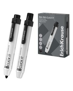 Valge tahvli marker lülitiga RP-700 Click It 2,0mm, must