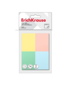Märkmepaber Erich Krause 50x40mm, 4värvi, 400 lehte