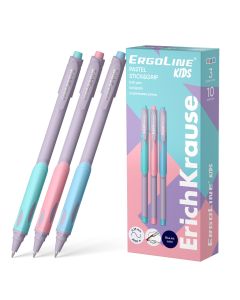 Pastapliiats lülitiga ErgoLine Kids Pastel StickGrip 0.5, sinine