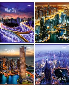 Kaustik A5 60 lehte ruut, MAGIC CITY