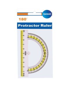 Protractor 180° Centrum in hang hole pack