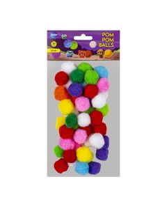 Käsitöö karvapallid 25mm Centrum, 50tk assortii