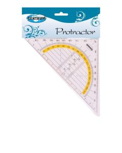 Protractor 180° Centrum 16cm, in hang hole pack