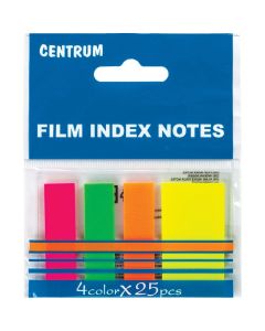 Film index Centrum 12(25)x45mm, 4 colours, 25 sheets
