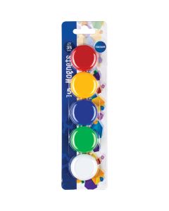 Tahvlimagnetid 35mm Centrum, 5 erivärvilist riputuspakis