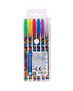Gel pen GLITTER Centrum 1.0, 6 colours in hang hole packing