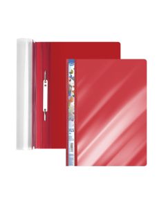 Plastic flat file A4 Forofis, 150mkr, glossy red