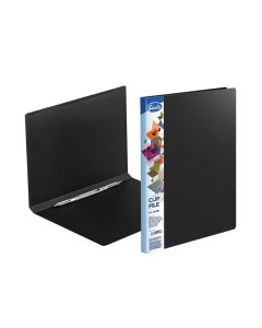 Plastkaas vedrumehhanismiga A4 Forofis, must