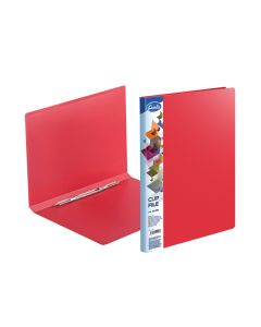 Plastkaas vedrumehhanismiga A4 Forofis, punane