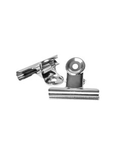 Binder clips 75 mm silver Forofis Bulldog