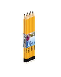 Graphite eraser Forofis HB, yellow
