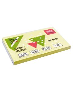 Märkmepaber Osiris 76x127mm kollane, 100 lehte, riputuspakis