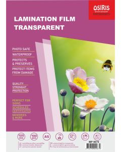 Lamineerimiskile A5 Osiris Gloss 125mkr, 100 lehte