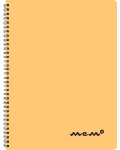 Memo A4 ruled, 60 sheets – orange