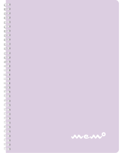 Memo A4 ruled, 60 sheets, pastel purple