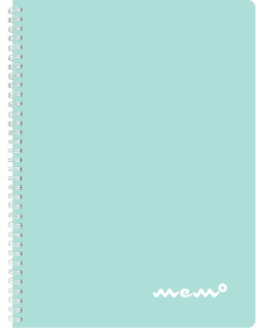 Memo A4 grid, 60 sheets, pastel blue