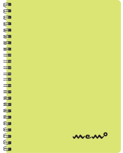Memo A5 grid, 60 sheets – yellow