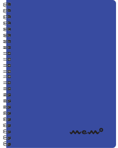 Memo A5 grid, 60 sheets – blue