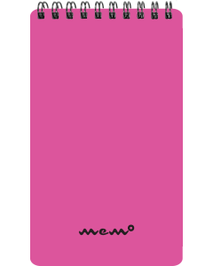 Memo A6 ruut ülaköide, 60 lehte – roosa