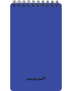 Memo A6 grid landscape, 60 sheets – blue