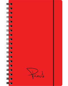 Väike koolipäevik, spiraalköide – punane