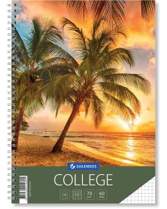 College A4, 60 lehte, 5x5 ruut, Palmid