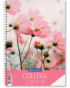 College A4, 60 lehte, 5x5 ruut, Lilled