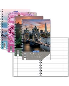 College A5, 60 lehte, jooneline,  kõik kaanevärvid