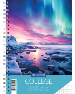 College A5, 60 lehte, 5x5 ruut, Virmalised