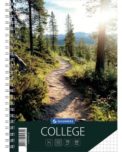 College A5, 60 lehte, 5x5 ruut, Metsarada