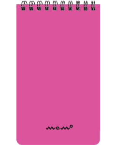 Memo A6 ruut landscape, 60 lehte – roosa