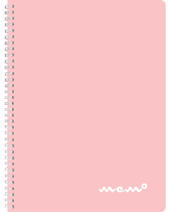 Memo A4 ruut, 60 lehte, pastelne roosa