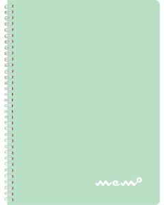 Memo A4 ruut, 60 lehte, pastelne roheline