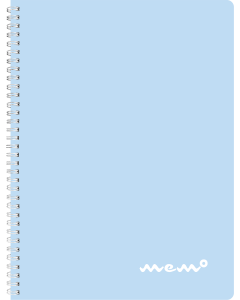 Memo A4 ruut, 60 lehte, pastelne sinine