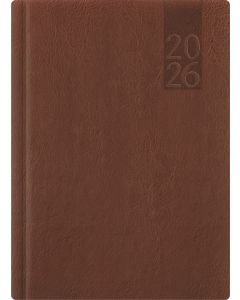 NÄDAL A5 horisontaal, kõvaköide, (PRUUN)