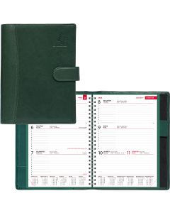 Metsamehe kalendermärkmik, spiraalköide, LUX kaas (ROHELINE)