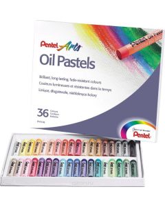 Oil pastels 36 colours Pentel
