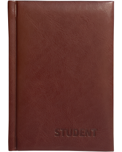 Student A6, hardcover – burgundy